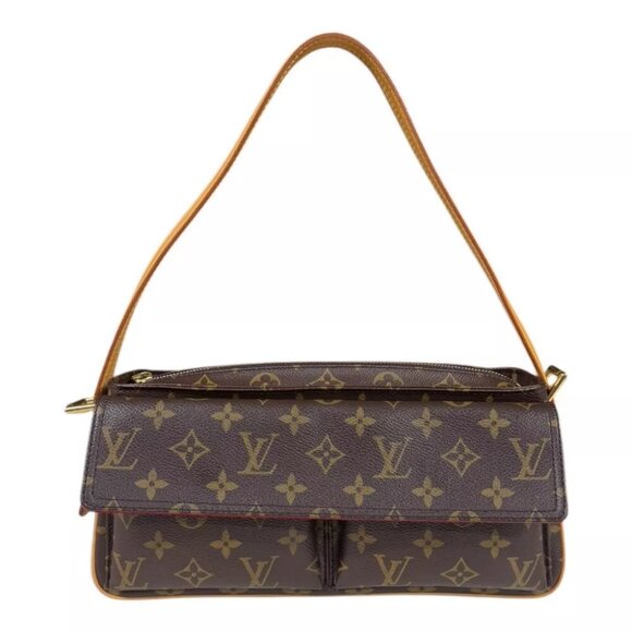 LOUIS VUITTON Shoulder Bag Monogram canvas Monogram Vivacite MM used - Picture 1 of 12